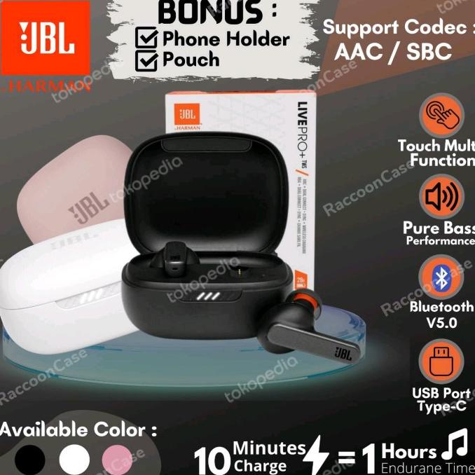 Promo Headset Bluetooth Jbl Live Pro Earphone Bluetooth Wireless Jbl Headset