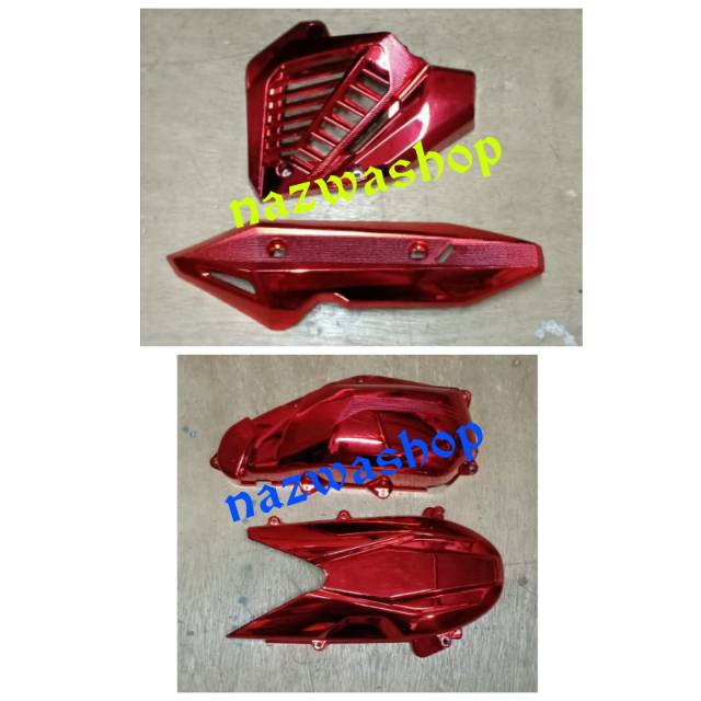 Cover cvt full set vario 150new tahun 2018 warna merah