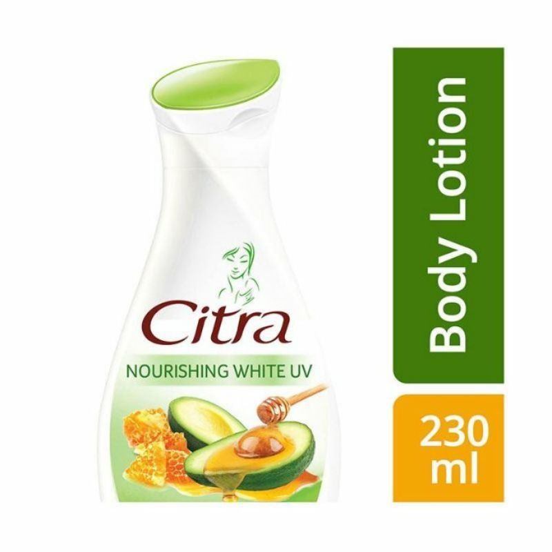 PROMO TERMURAH CITRA Hand Body Ijo Avocado Honey Nourishing White Body Lotion hand body [230 mL]