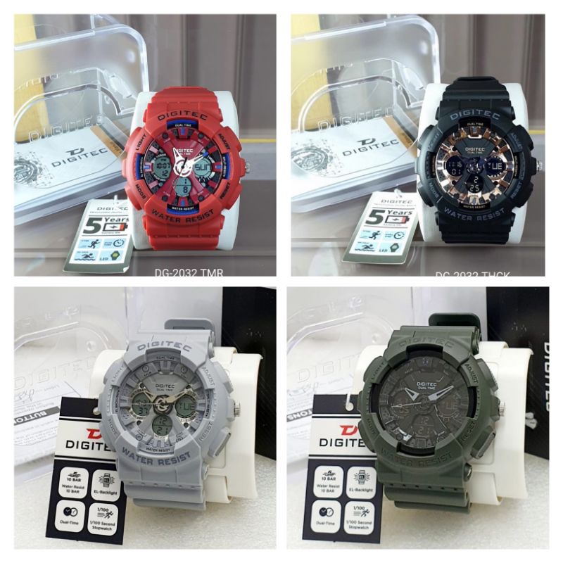 JAM TANGAN PRIA DIGITEC 2032/ DG2932T/ DIGITEC 2032 ORIGINAL