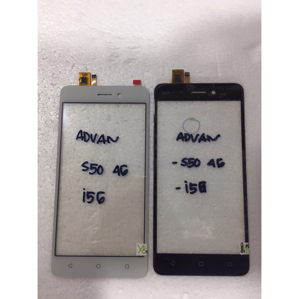 TOUCHSCREEN ADVAN S50 4G + IC HITAM ORI / ADVAN I5G