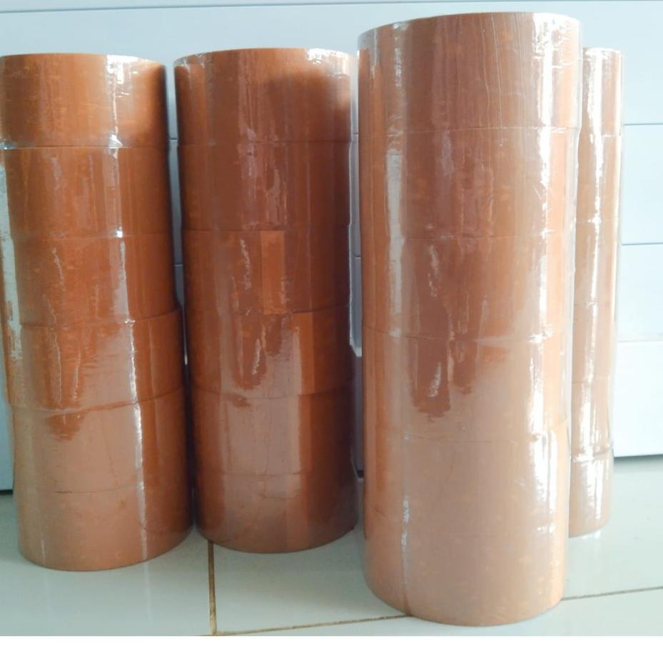 

オ LAKBAN BENING DAN COKLAT SAMARU TAPE 45 MM X 80 YARD 6 PCS Limited