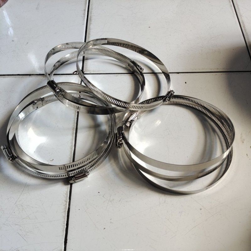 klem selang stenlees 4.5&quot; / klem selang 4.5&quot; stenlees