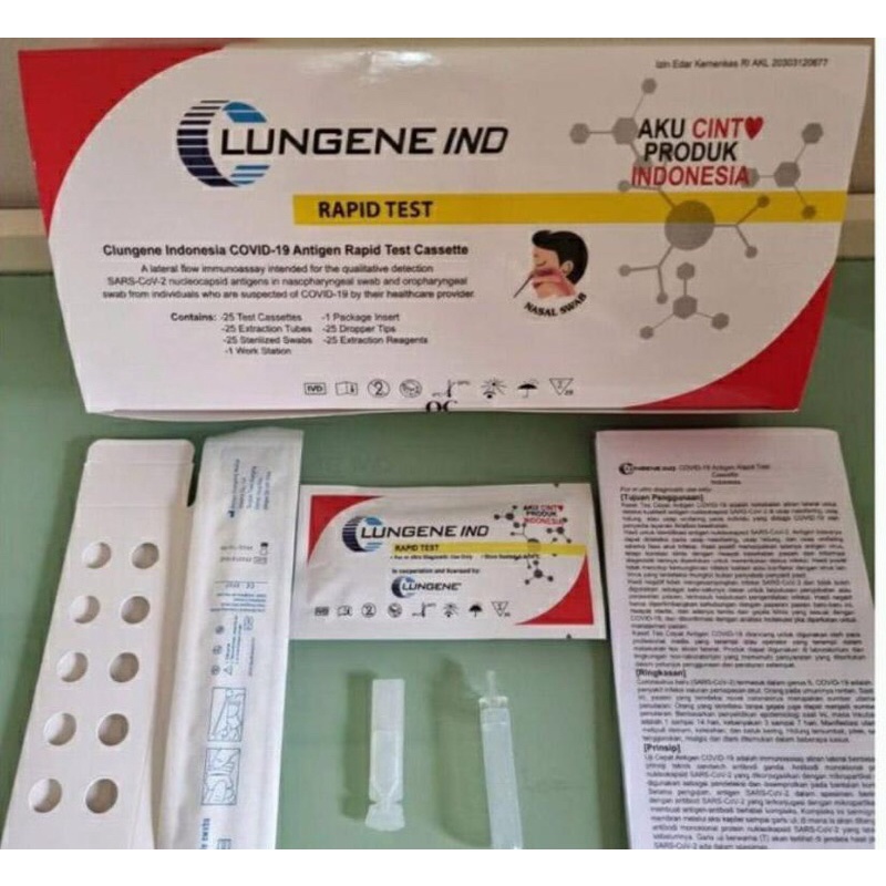 Rapid test antigen covid lungene