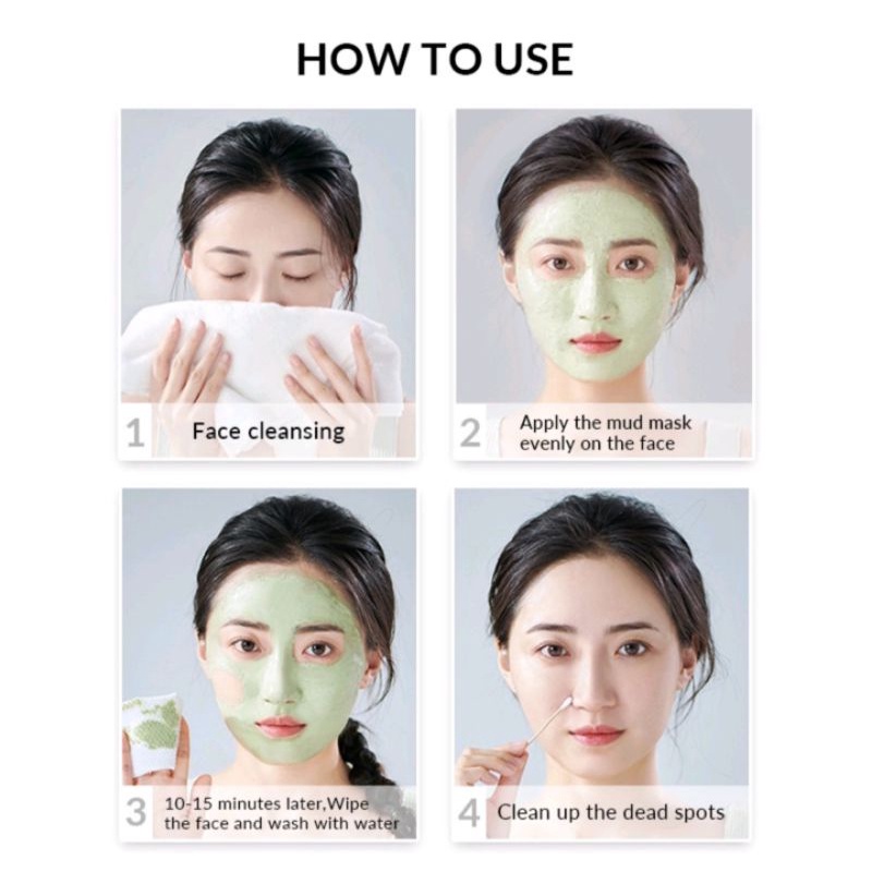 BPOM Approved ✅ BIOAQUA CENTELA ASIATICA / HYALURONIC ACID / AVOCADO MUD MASK MASKER PUDING