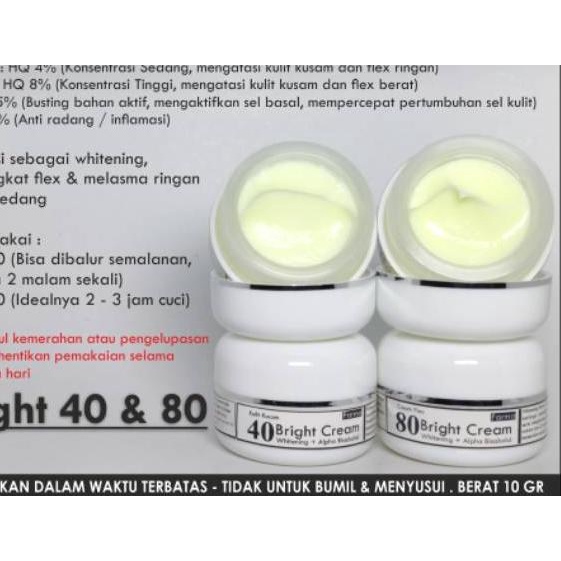 ⭐Rame-Rame Terlaris  Bright 40 | Bright 60 | Six Glow | Bright 80 | Eight Glow | Bright cream flek h