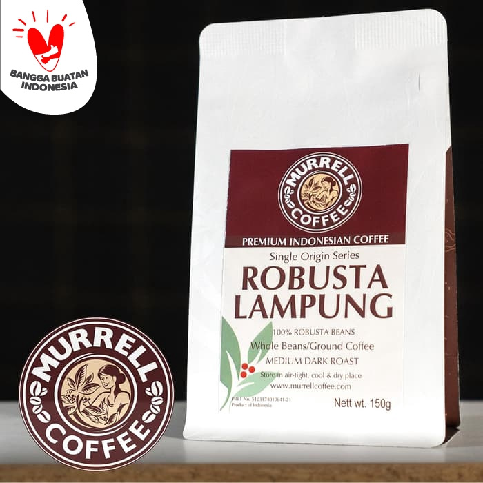 

Robusta Lampung/ robusta/ premium/kopi bubuk - Medium Dark, BIJI