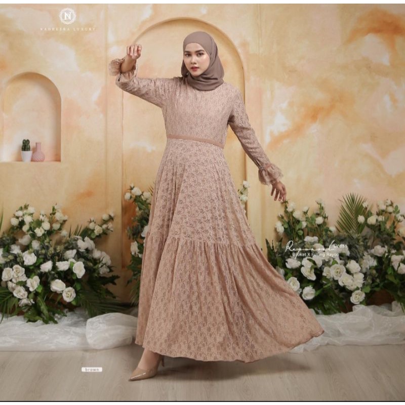 RAPUNZEL DRESS BY NADHEERA LUXURY