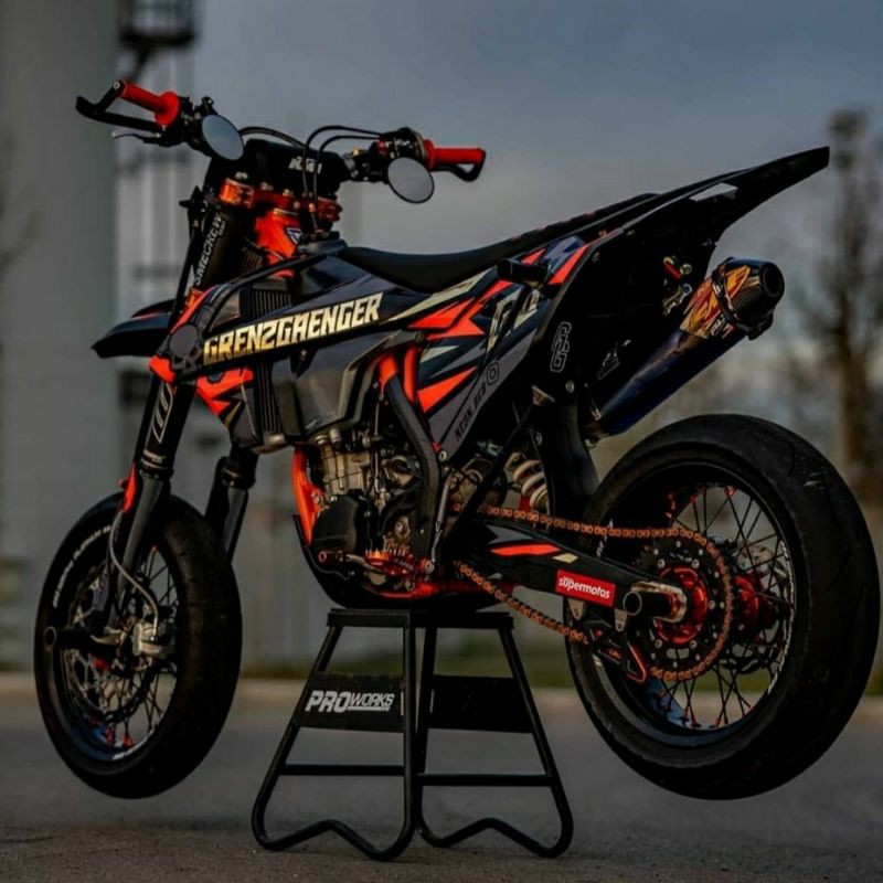 Spion jalu fatbar supermoto klx crf wr bulat lebar-4