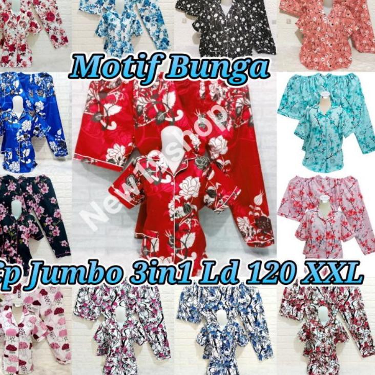 ❤️Shop Now✔️ - PIYAMA CP JUMBO 3 IN 1 SIZE XXL/KARAKTER/BAJU TIDUR DEWASA/MANOHARA