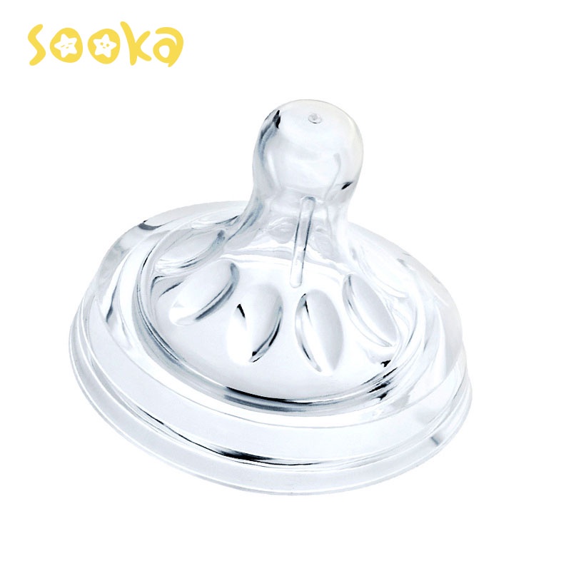 SOOKA Dot Silicon Nipple Avent Classic+ Wide Neck - Kepala Dot Bayi BPA Free SK-ECB1055