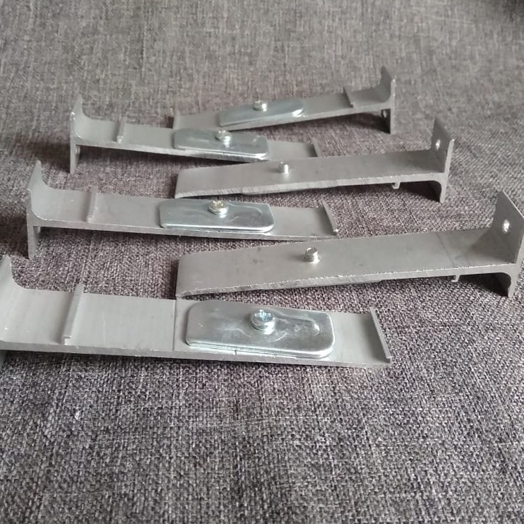 BRACKET / BREKET / DOUBLE ALUMINIUM / KAKI PIPA OVAL GORDEN MURAH