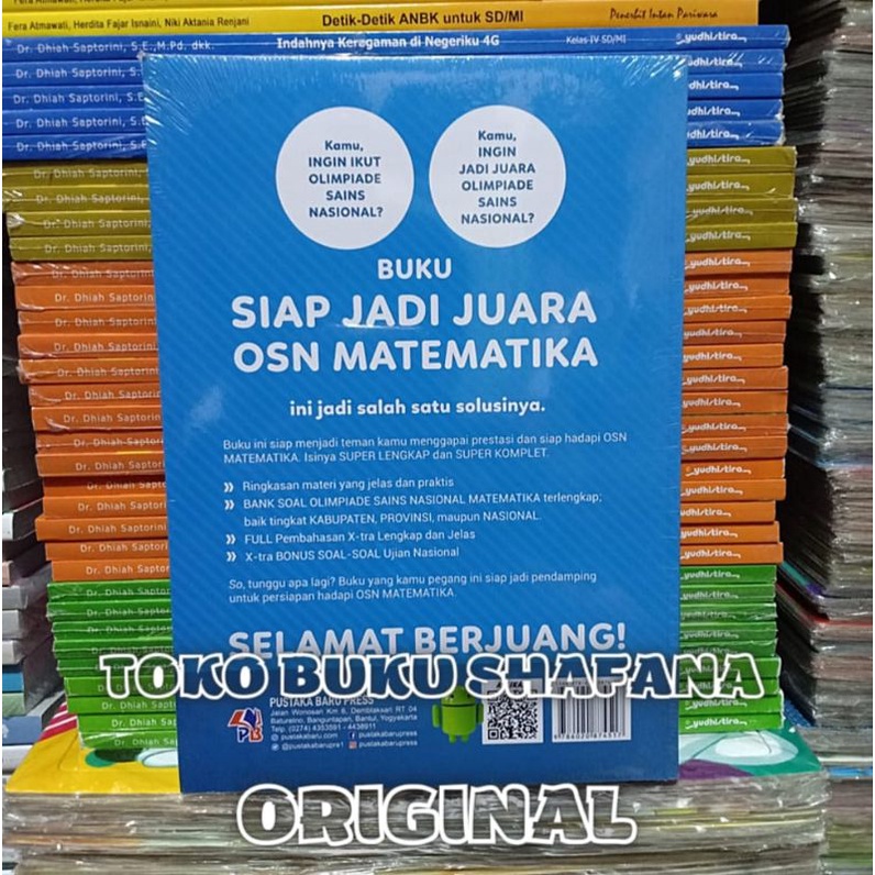 Buku OSN MATEMATIKA SMP : Kumpulan Soal Siap jadi Juara Terlengkap Pustaka Baru Press