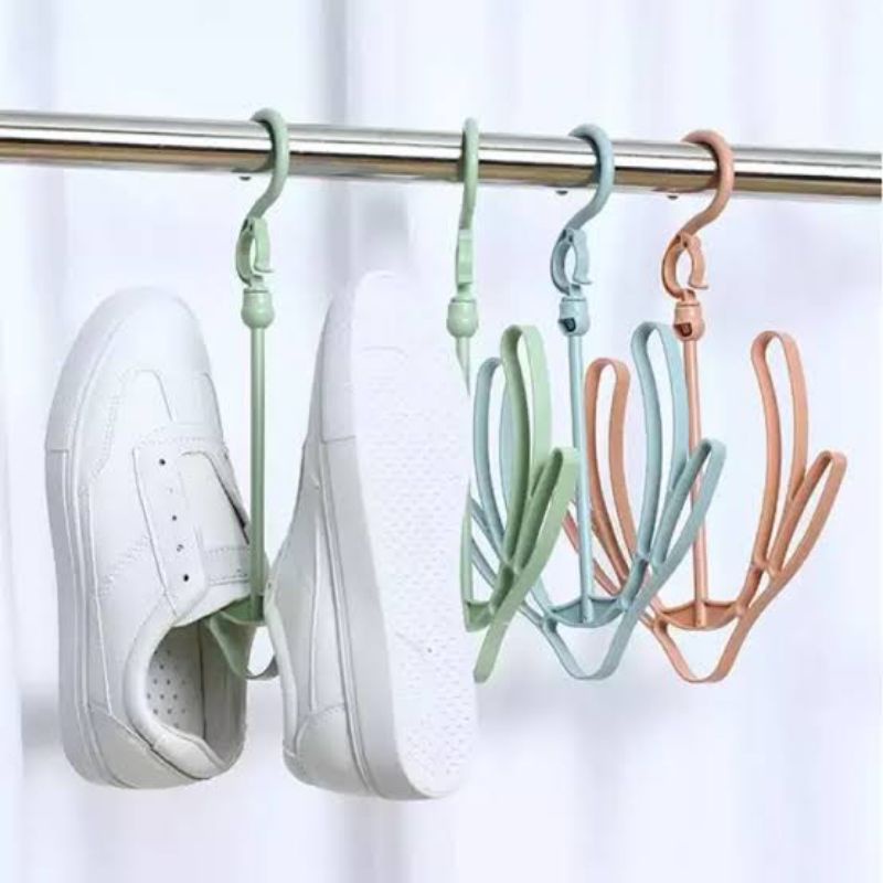 Hanger Sepatu U / Gantungan Jemuran Serbaguna Sepatu Sandal / Hanger Sepatu Multifungsi / ShoeS Hanger U Shaped 126J