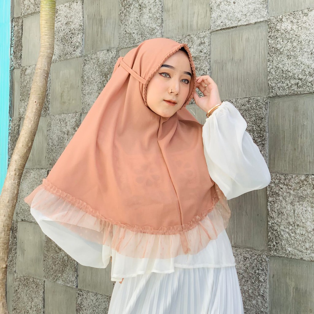 Hijab instan Ciara Lipit Jilbab Instan Bergo Ciara kombi tile Kerudung Instan Premium Diamond