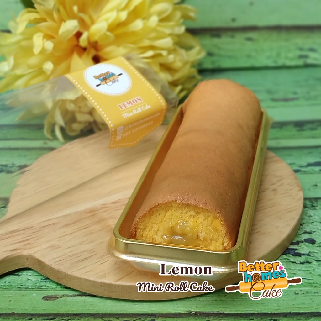 

Lemon Mini Roll Cake / Bolu Gulung Mini