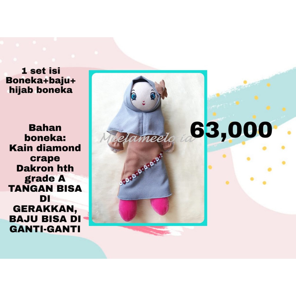 Mainan anak boneka muslimah toys doll boneka mainan boneka edukasi