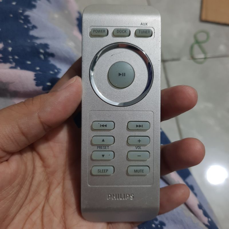 REMOTE REMOT PROYEKTOR PROJECTOR PHILIPS KECIL SILVER ORIGINAL ASLI