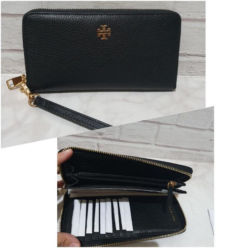 tb carter zip wallet black dompet wanita original