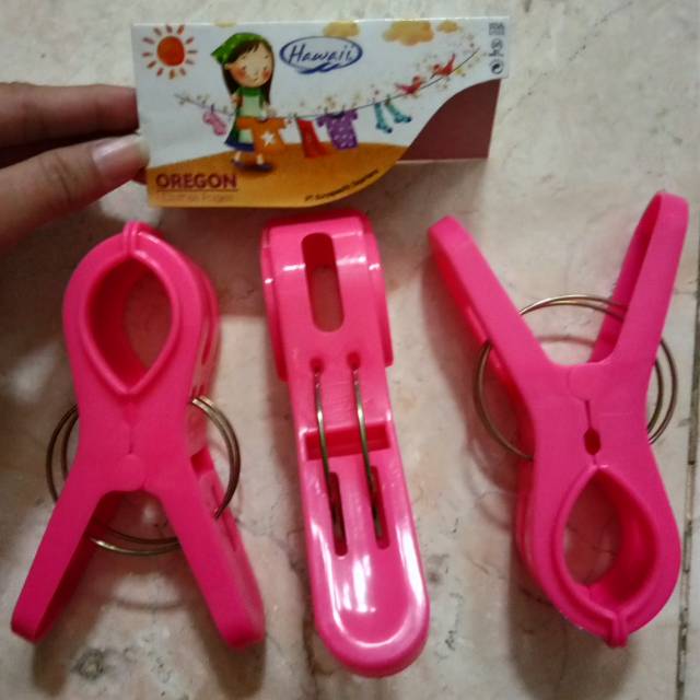 Jepitan Baju JUMBO Hawaii