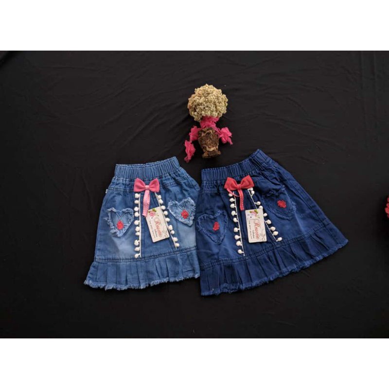 rok jeans anak import//rok jeans anak perempuan//rok anak kekinian