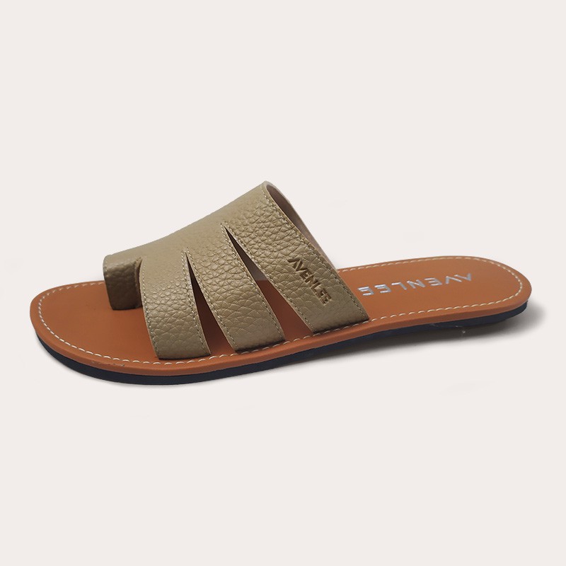 Sandal Wanita Jepit Jempol Papirut Motif Kulit Jeruk Sol Karet Anti Licin Avenlee Iris-4
