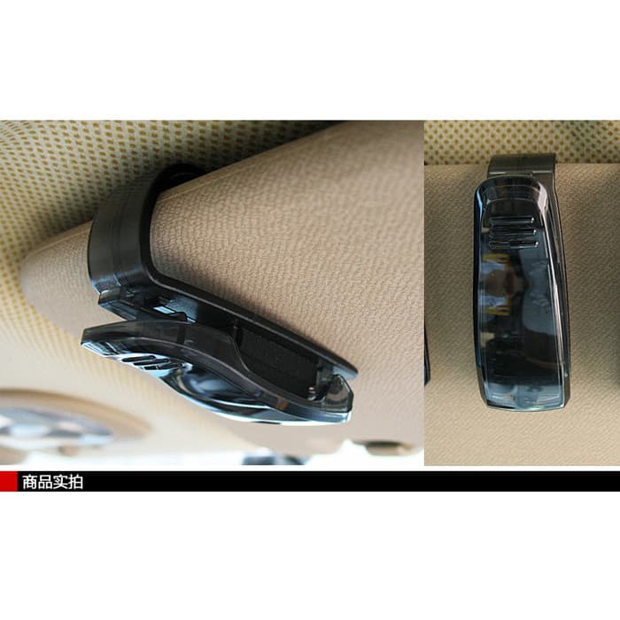 Hanger Gantungan Kacamata Klip Mobil - Car Clip Organizer car Glasses