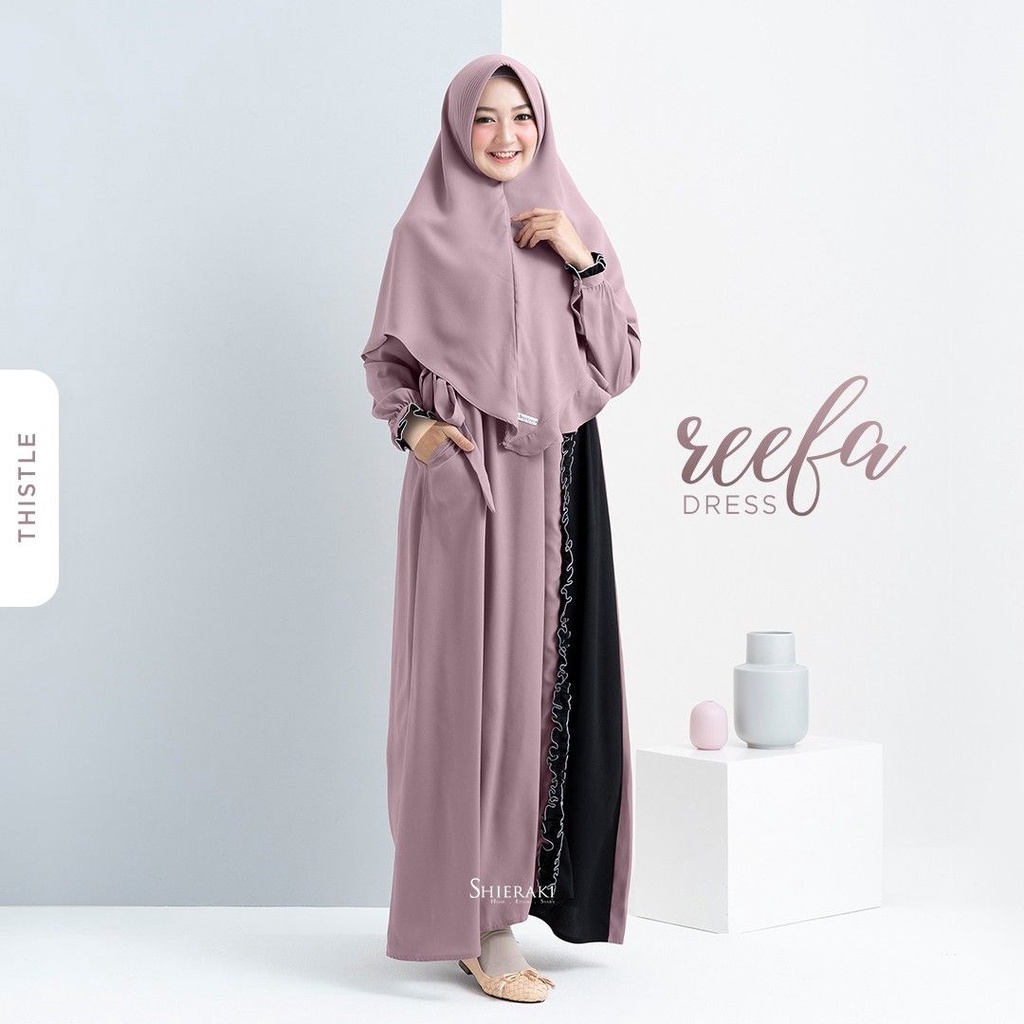TERLARIS Reefa dress by shieraki gamis simple mewah