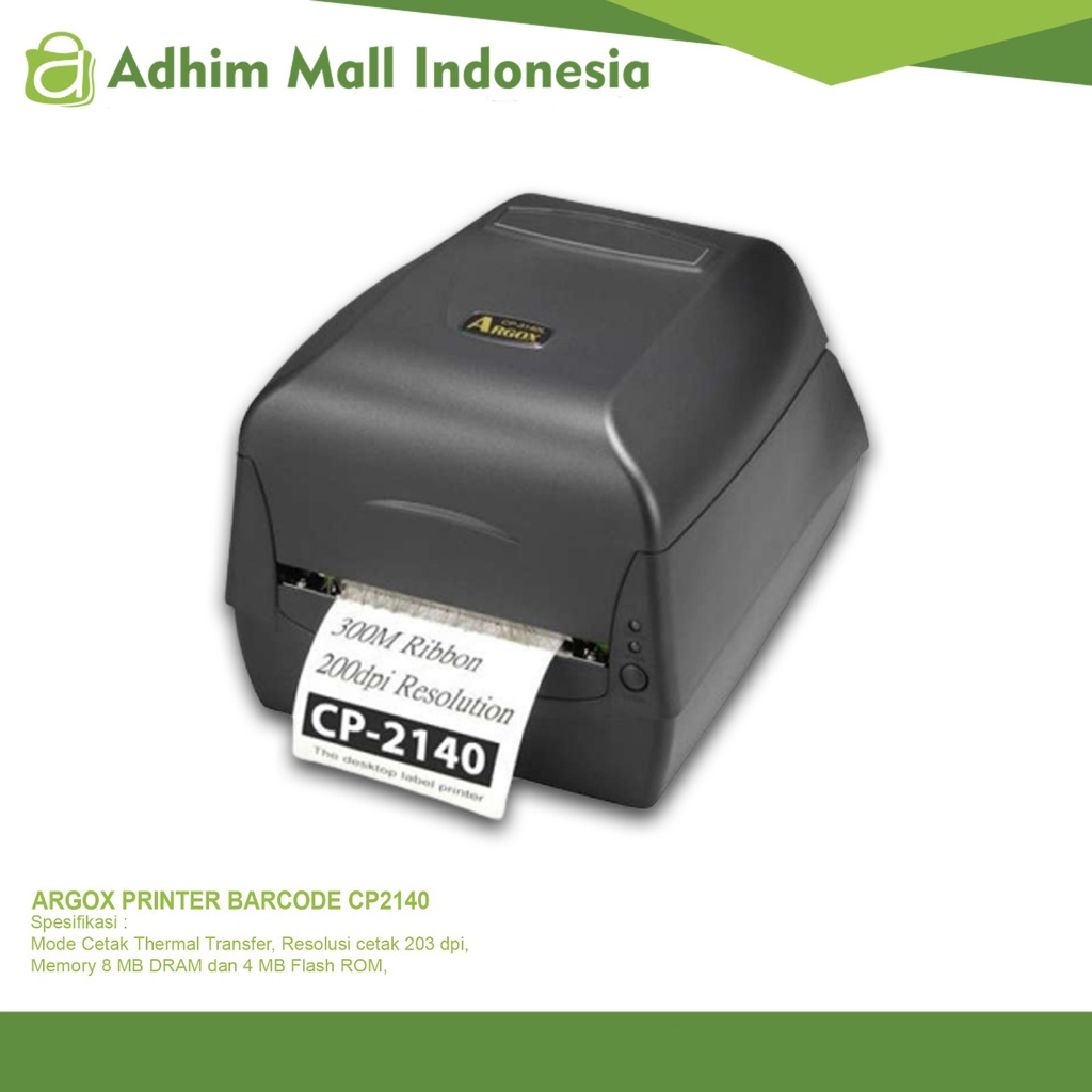 ARGOX PRINTER BARCODE CP2140