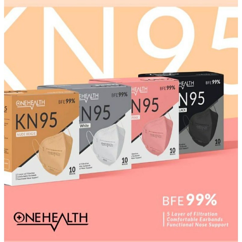 Jual Masker Kn95 Onehealth 5 Ply / Masker Kn 95 One Health / Masker ...