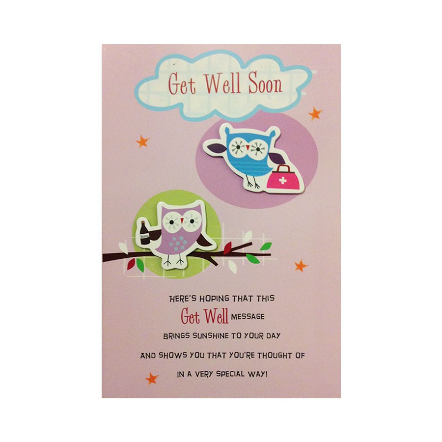 Capricorn Design Kartu Ucapan Get Well Soon Card Edr 015 Indonesia