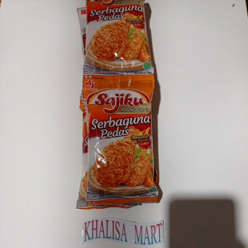 

Tepung Bumbu Sajiku Pedas 70 Gram