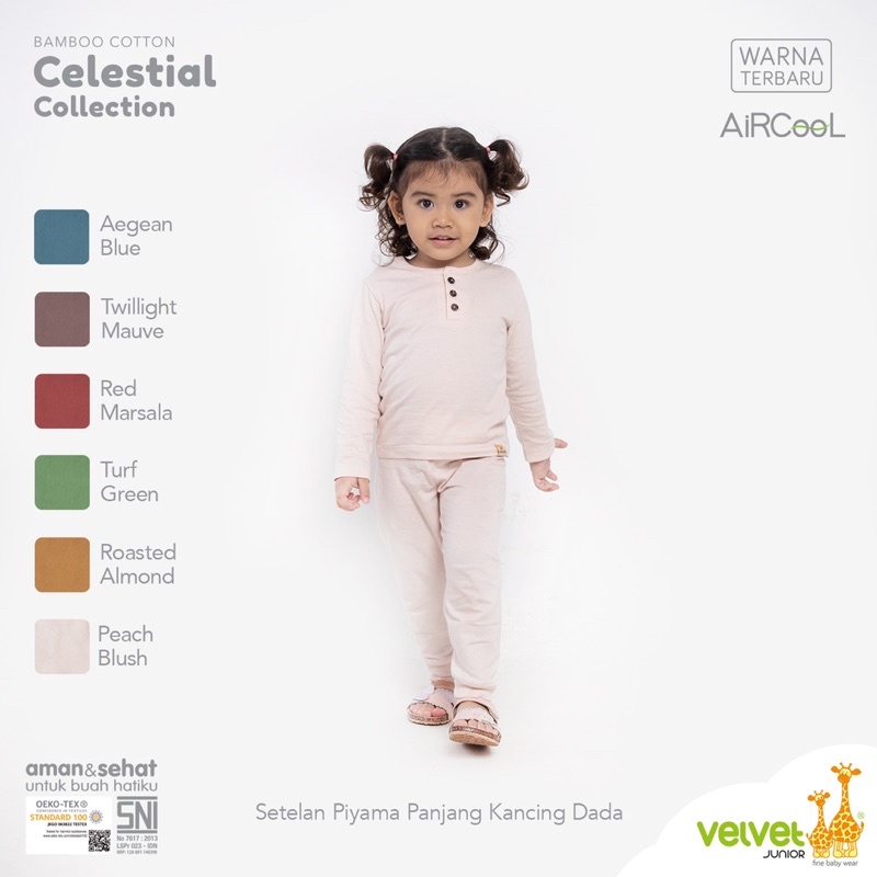 CELESTIAL VELVET JUNIOR setelan panjang