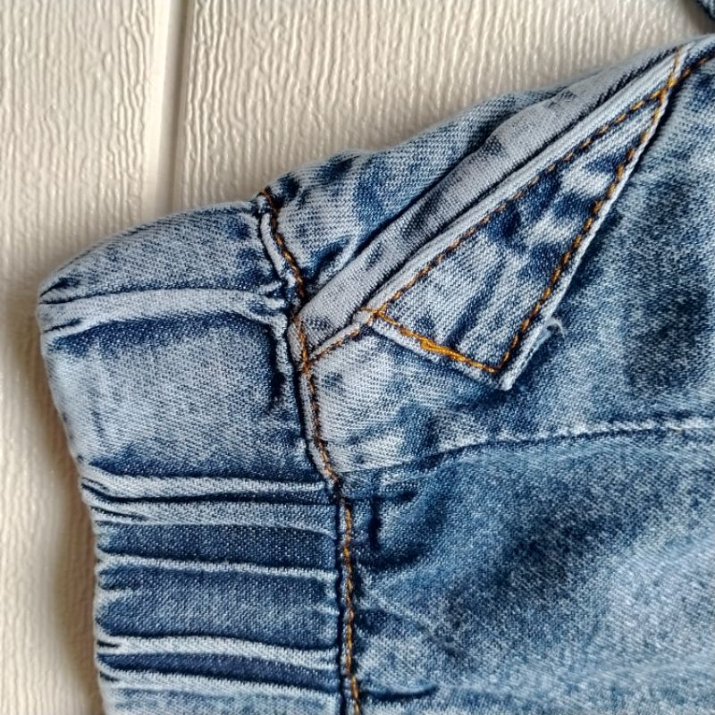 CELANA JEANS ANAK PANJANG SNOW WASH UKURAN 2 - 5 TAHUN