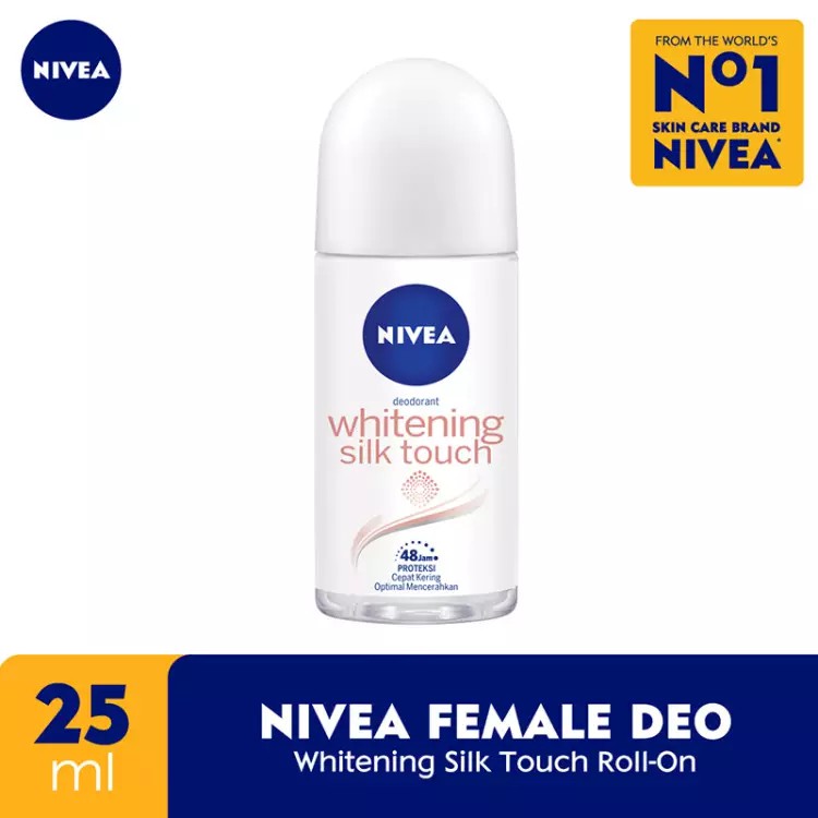 NIVEA DEODORANT WHITENING SILK TOUCH 25 ML