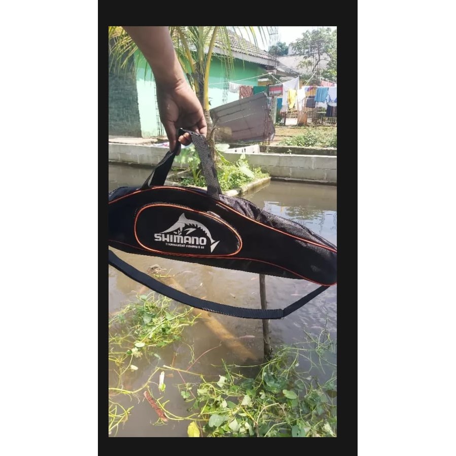 IG SANDAL STORE - OBRAL PASTI GRATIS ONGKIR  Tas Joran Pancing Shinamo 75cm100cm D100 Import Quality