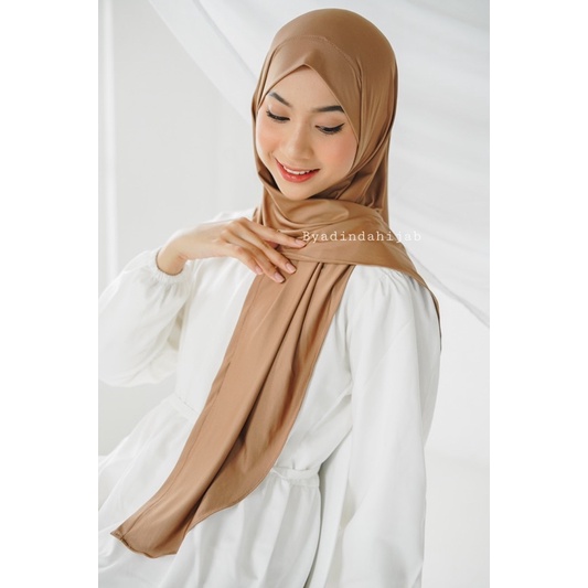 Khimar Segitiga Instan Jersey ZIYA polos bergo non pad daily hijab malay kerudung instant