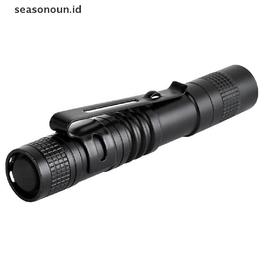 (seasonoun) Xpe-r3 Lampu Senter LED Mini Bentuk Pulpen Untuk Camping Outdoor