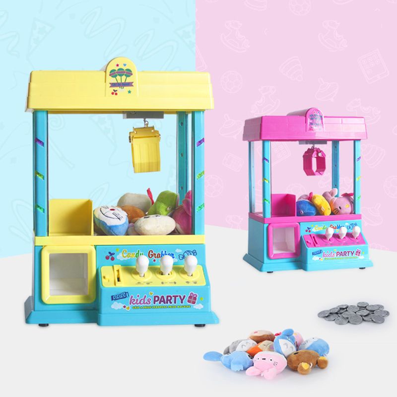 Mary Simulation Arcade Machine Claw Untuk Boneka Mainan Balita Lucu Tahun Baru Hari Anak