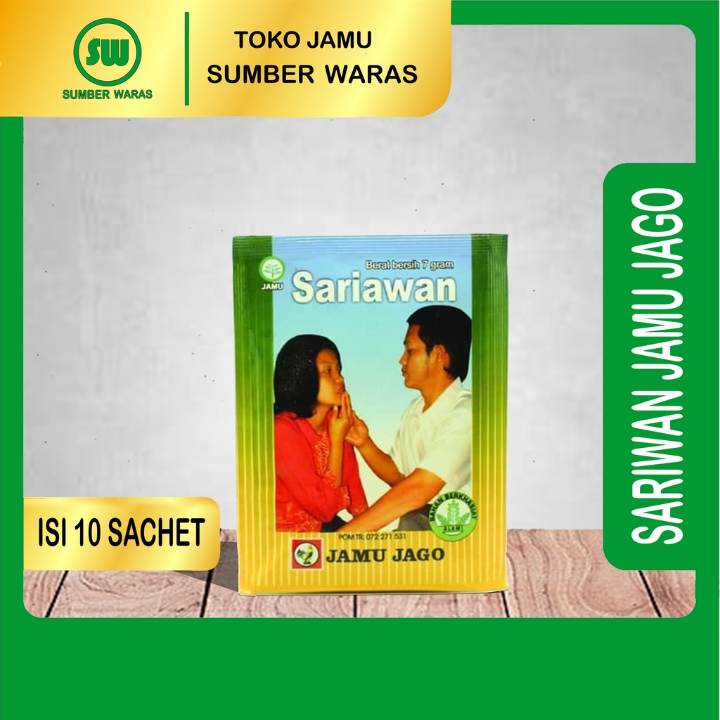 

Sariawan Jamu Jago - Isi 10 sachet @7 gram