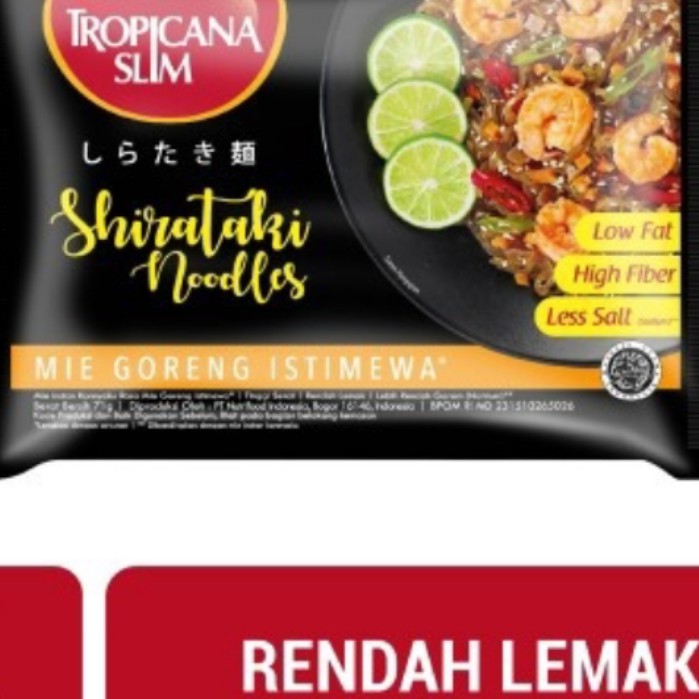 

TROPICANA SLIM SHIRATAKI NOODLES (71GR)