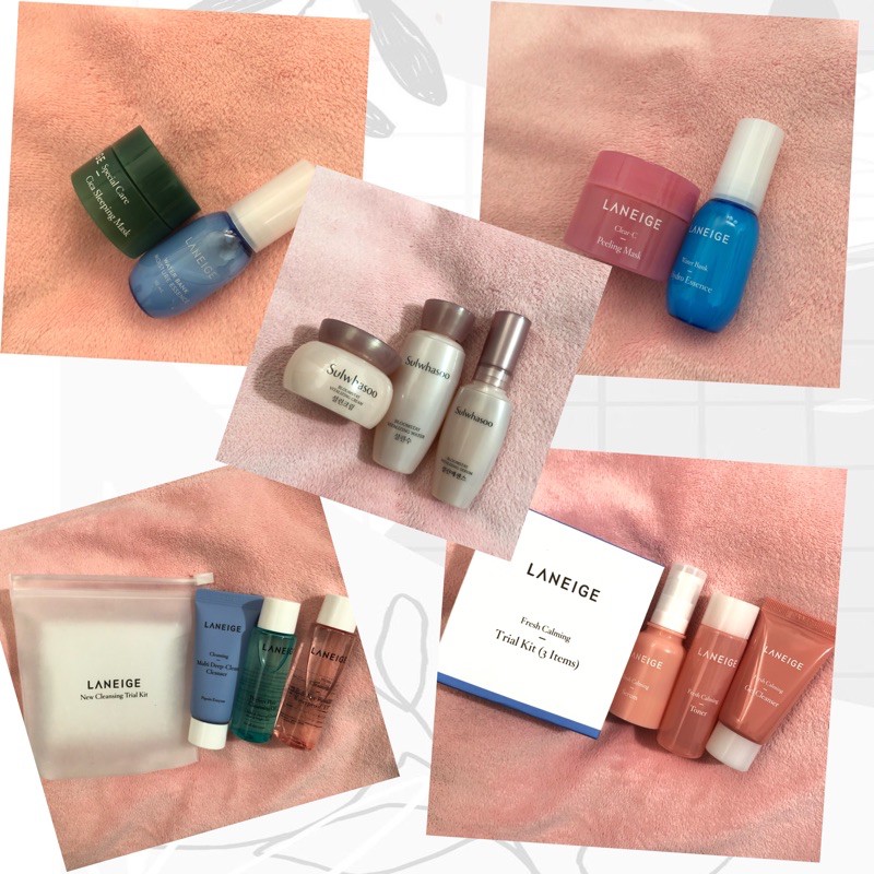 [TRIAL KIT] LANEIGE CLEAR C ADVANCED EFFECTOR LANEIFE FRESH Calming SULWAHSOO BLOOMSTAY Vitalizing