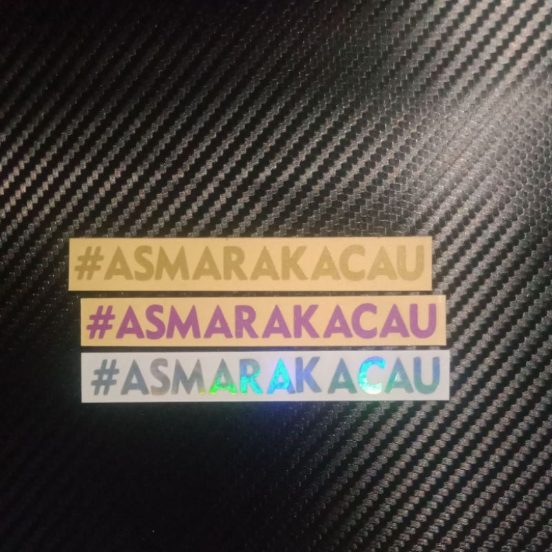 Jual Stiker ASMARA KACAU Indonesia|Shopee Indonesia
