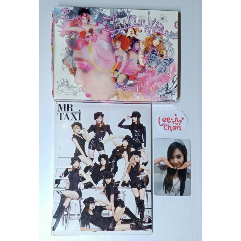snsd album mr taxi tts twinkle yuri photocard