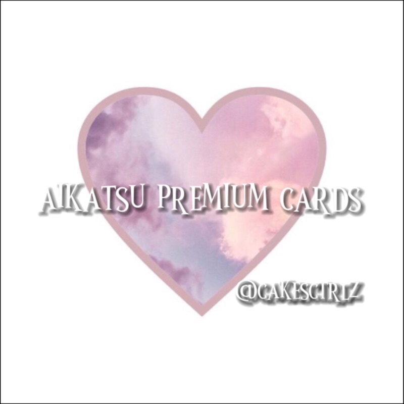 aikatsu premium cards — indo and english ver / satuan