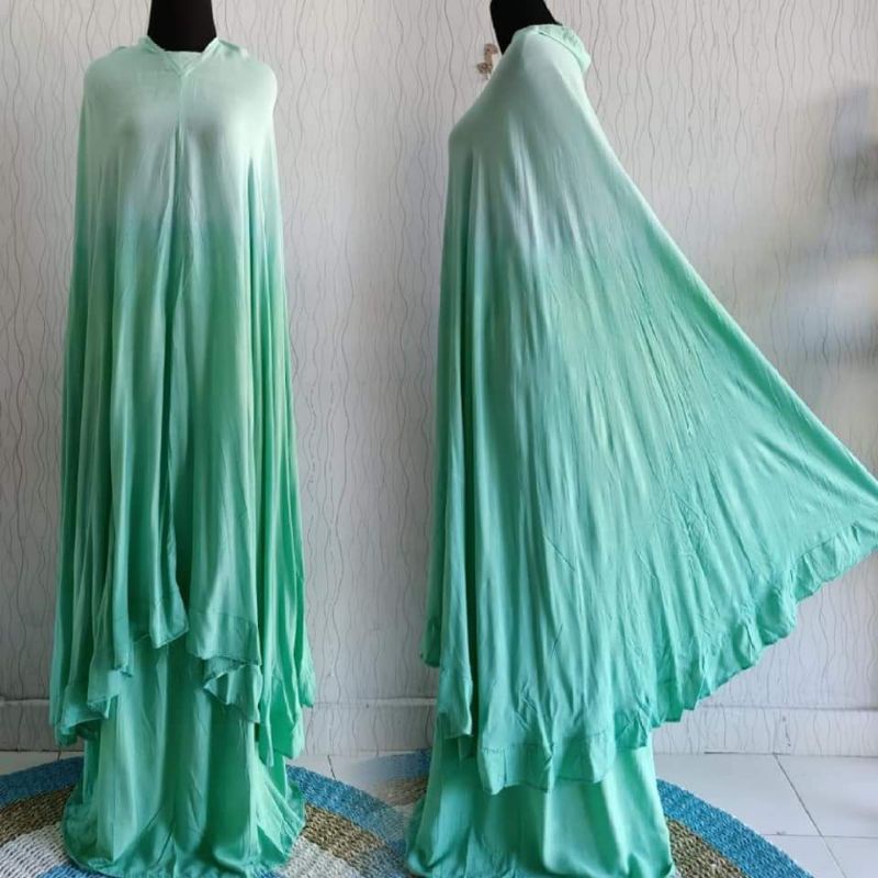 Mukena bali tiedye  gradasi jumbo