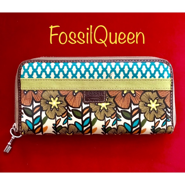 Dompet Fossil Original Preloved KeyPer Second