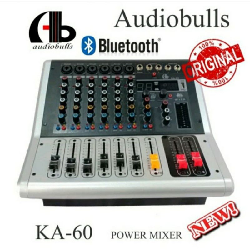 Power Mixer Audio AB audiobulls KA60 Premium Quality Original