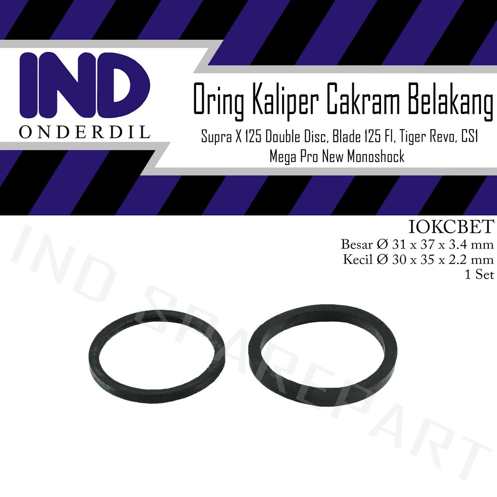 Oring-Seal Piston Kaliper Cakram Belakang Supra X 125 Helm In-Batman