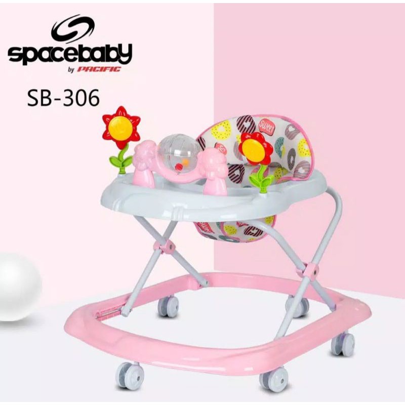 Space Baby Walker Spacebaby SB306 SB309 Sunflower Toy Dorongan Bayi